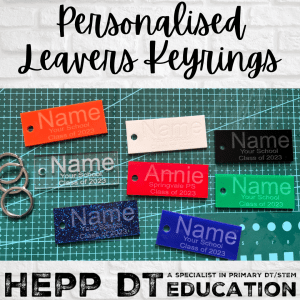 Personalised Leavers Keyring