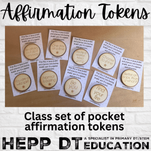 Affirmation Tokens - Class set of 30
