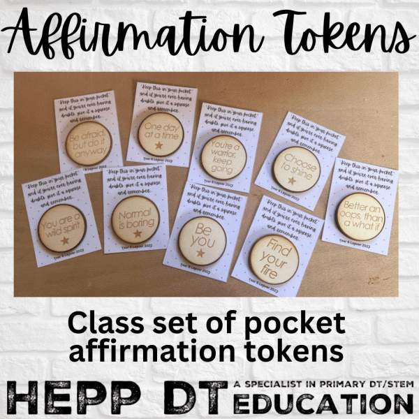 Affirmation Tokens - Class set of 30