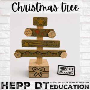 wooden Christmas tree