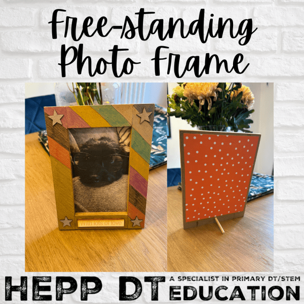 Free-standing photo frame