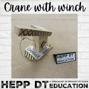 mechanical crane with winch