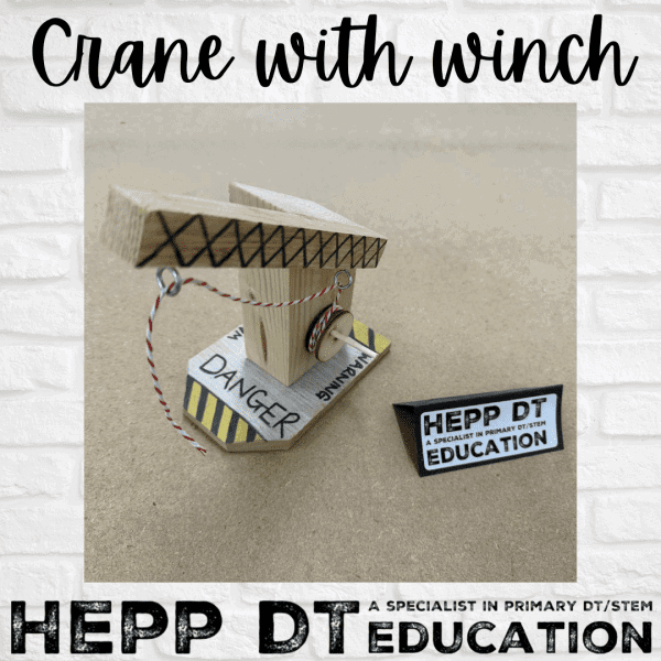 mechanical crane with winch